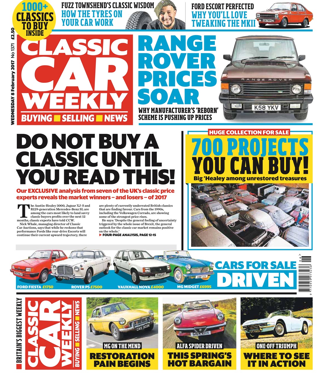 Classic Car Weekly Preview Pages