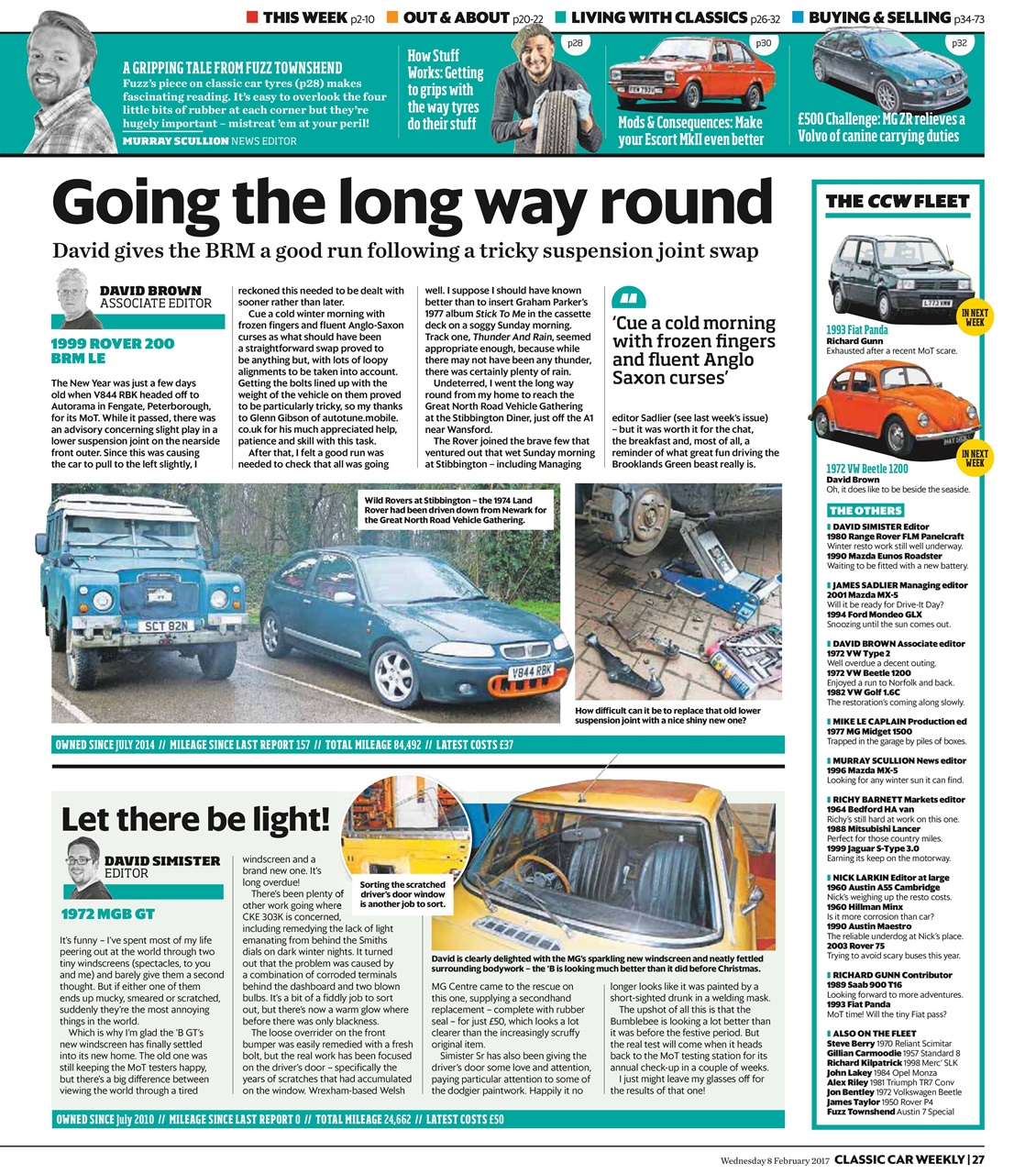 Classic Car Weekly Preview Pages