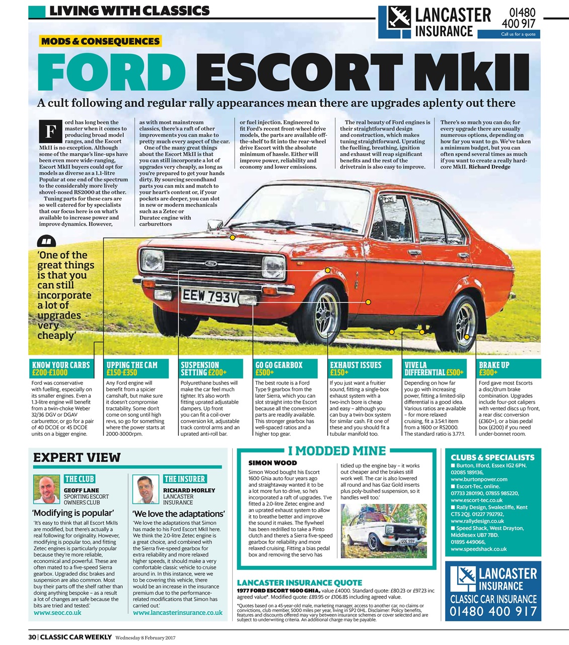 Classic Car Weekly Preview Pages
