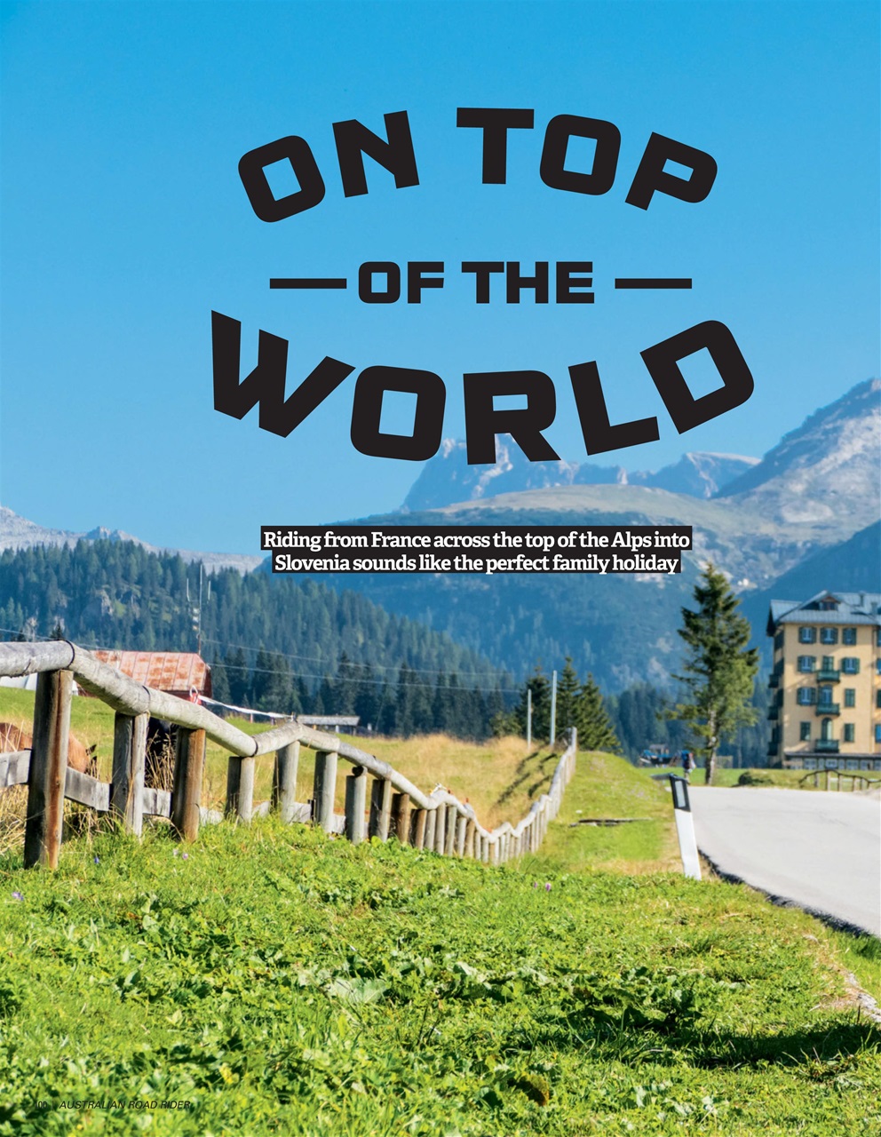 Australian Road Rider Preview Pages