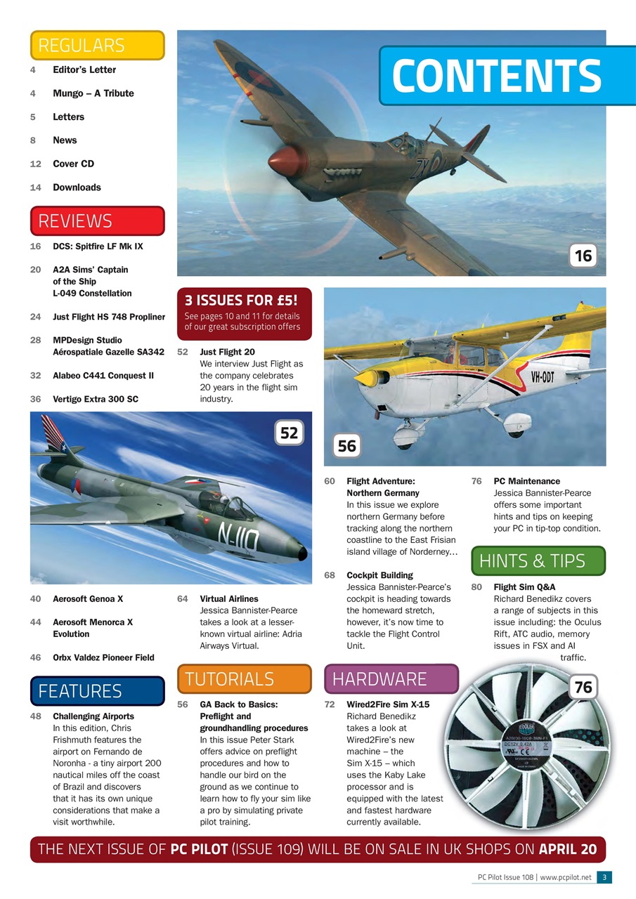 PC Pilot Preview Pages