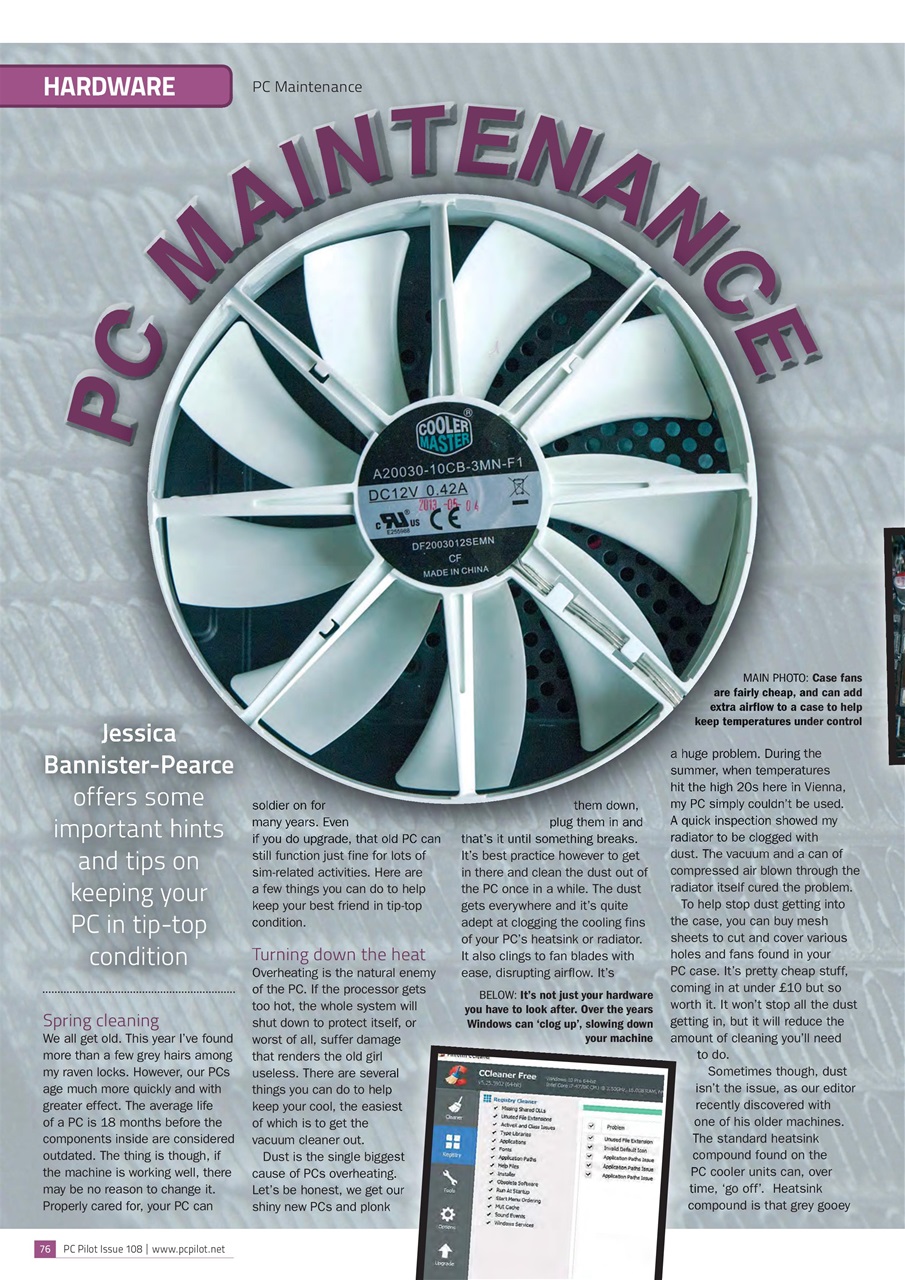 PC Pilot Preview Pages