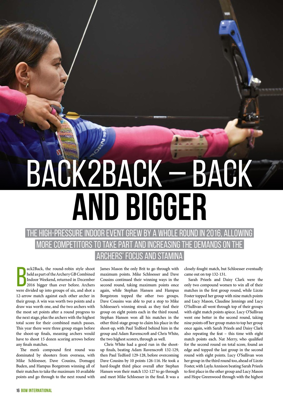 Bow International Preview Pages