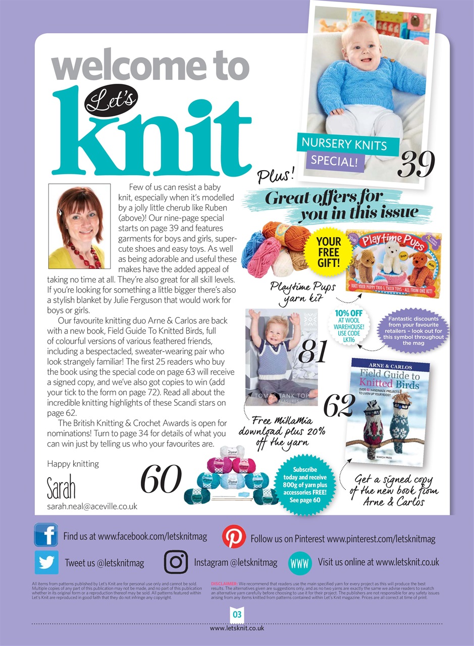 Let's Knit Preview Pages