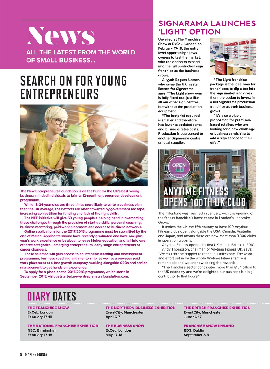 Making Money Preview Pages