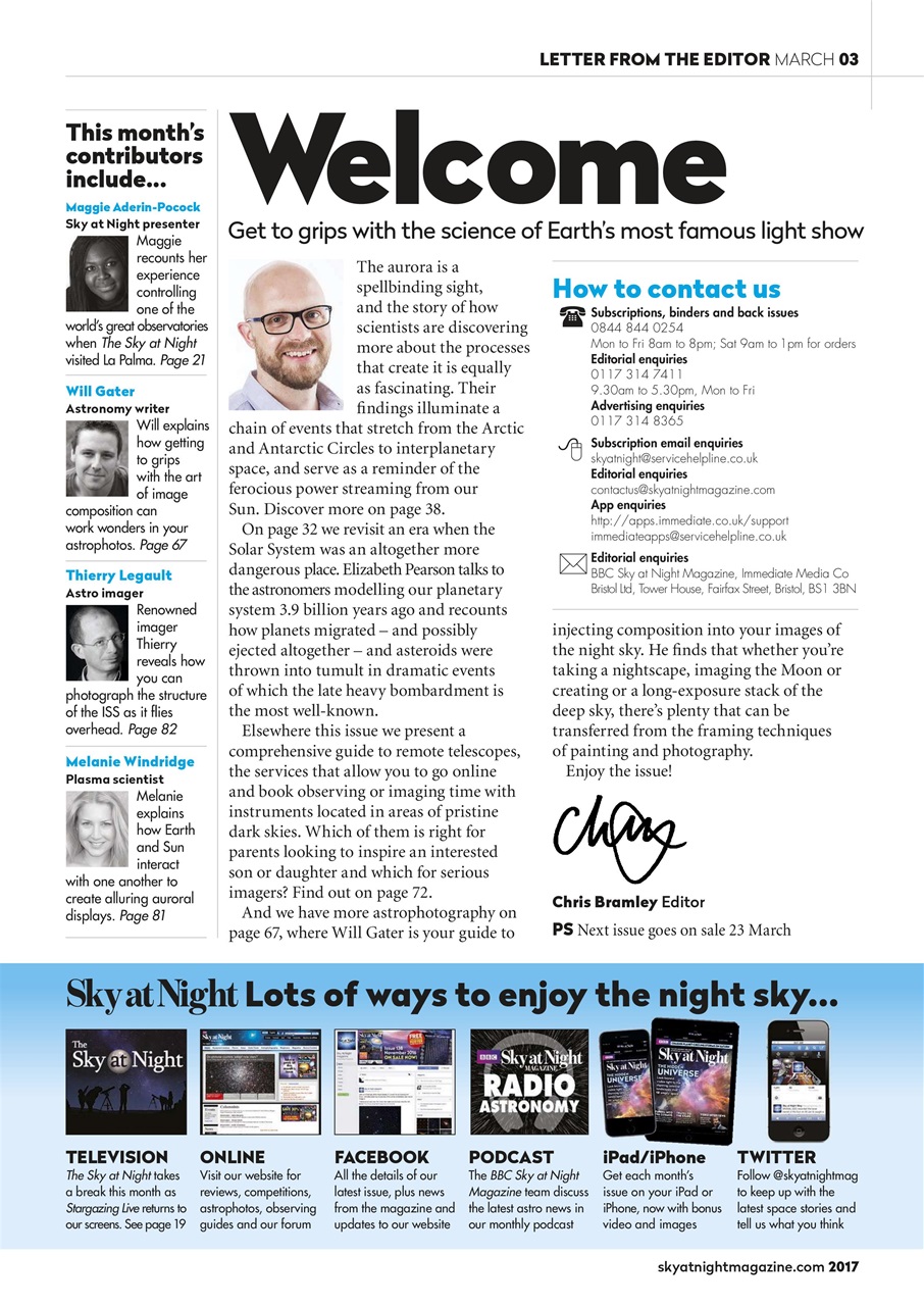 BBC Sky at Night Magazine Preview Pages