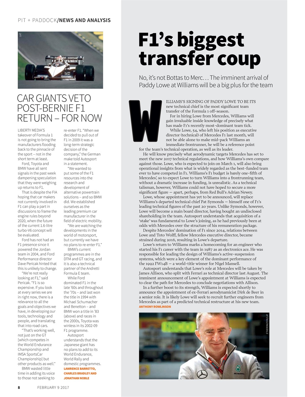 Autosport Preview Pages