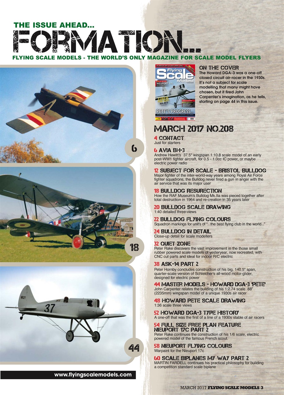 Radio Control Model Flyer Preview Pages