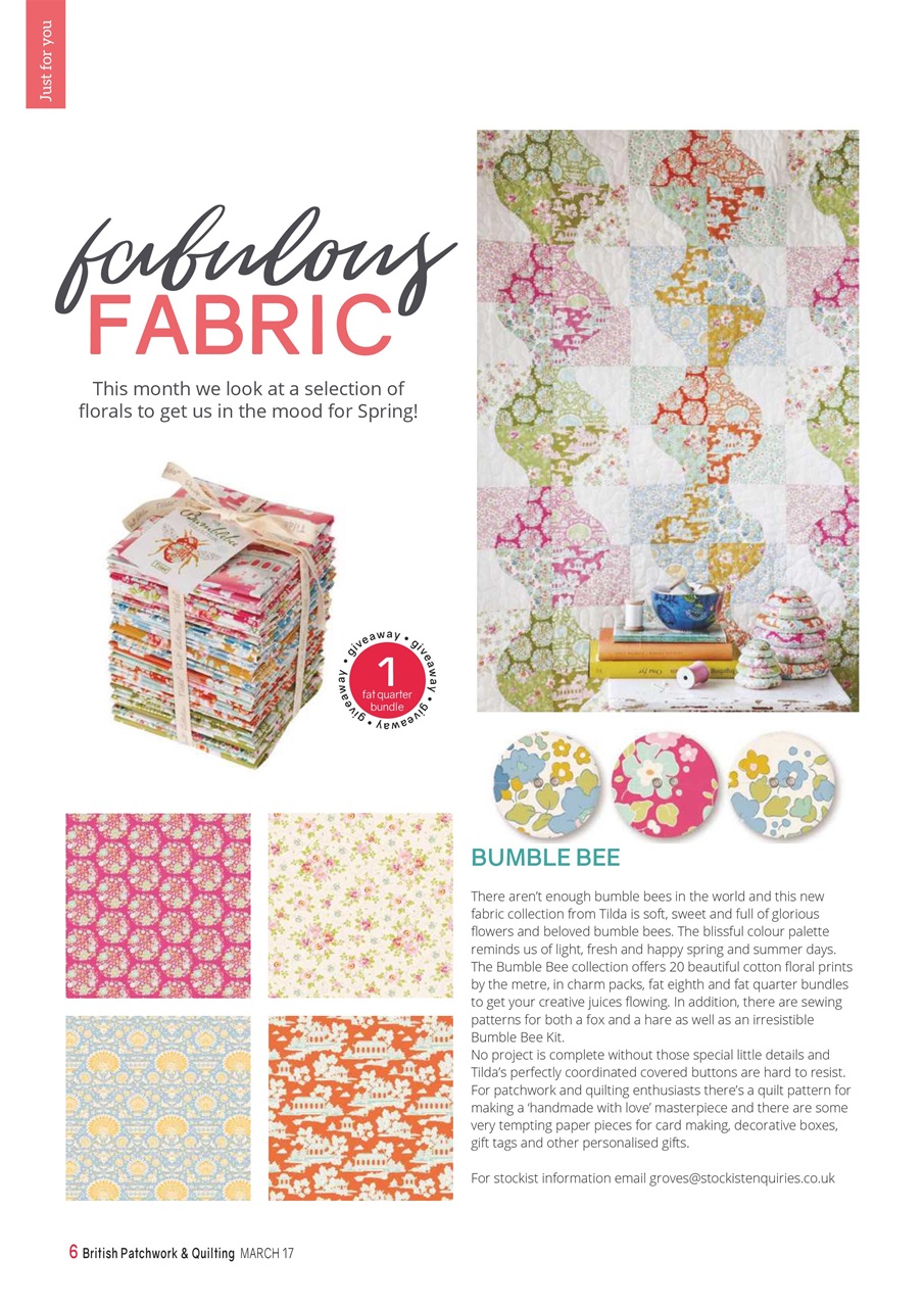 Patchwork and Quilting Preview Pages