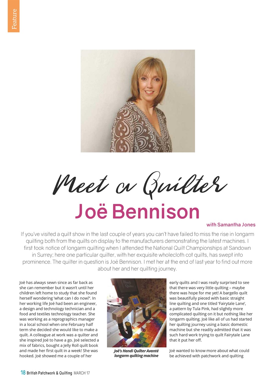 Patchwork and Quilting Preview Pages