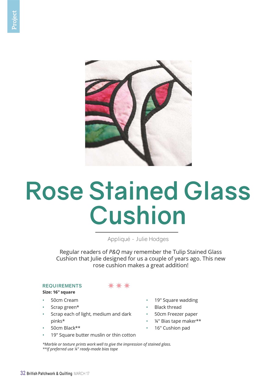 Patchwork and Quilting Preview Pages