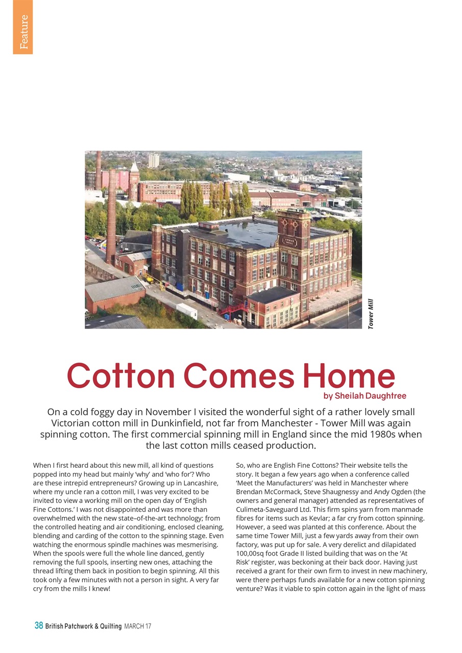 Patchwork and Quilting Preview Pages