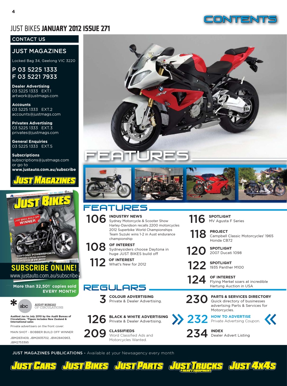 JUST BIKES Preview Pages