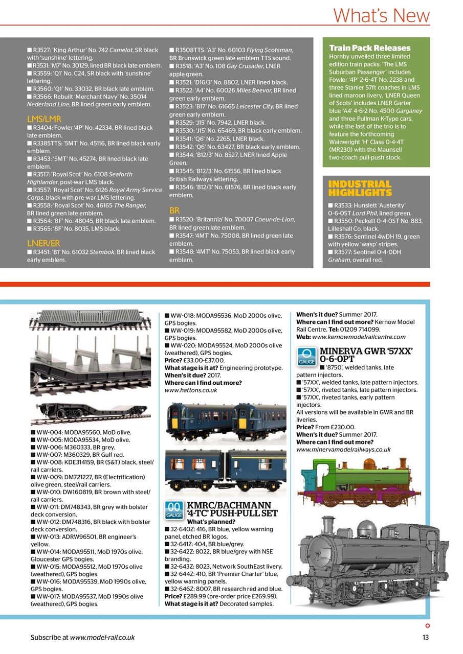 Model Rail Preview Pages