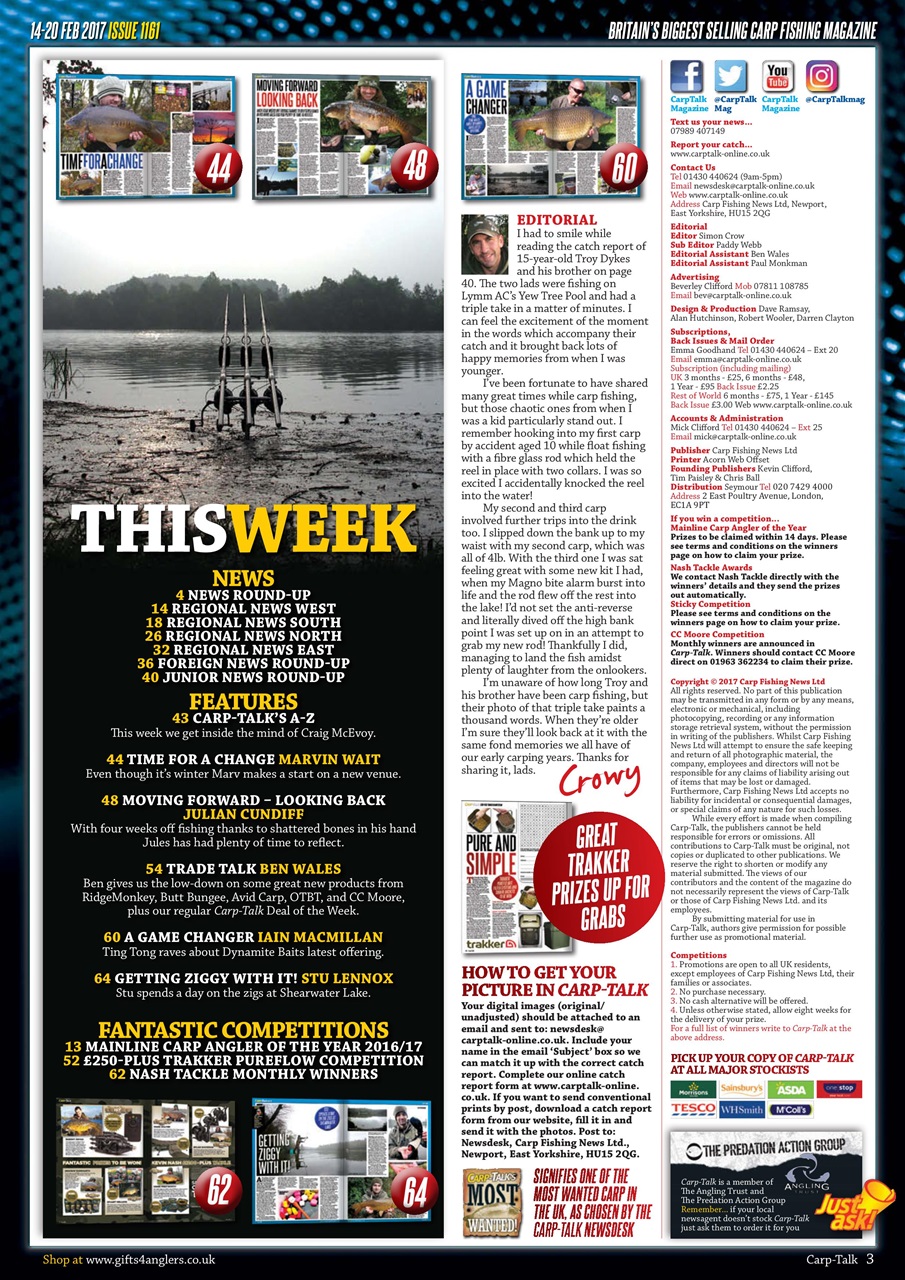 Carp-Talk Preview Pages