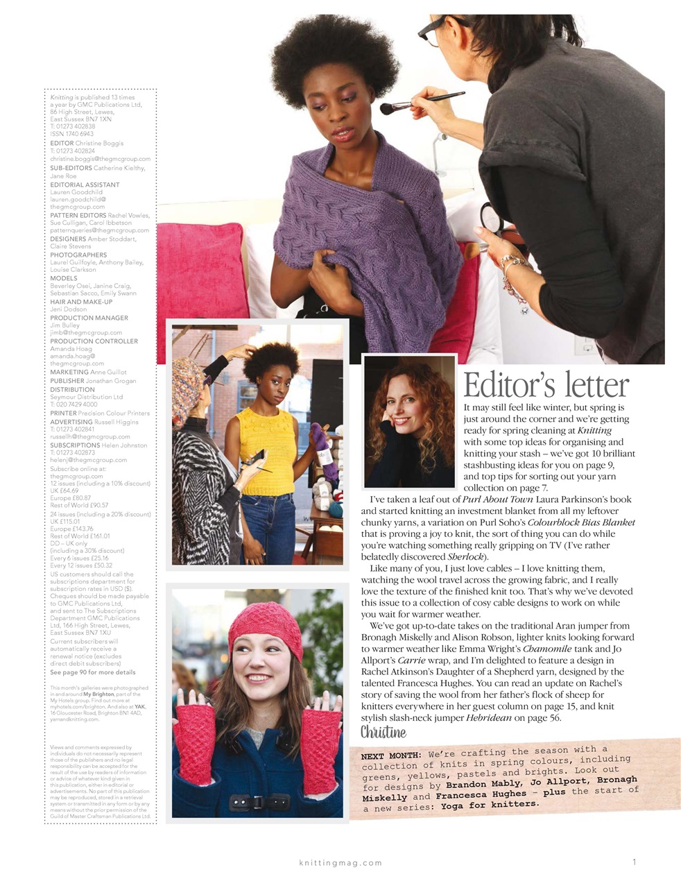 Knitting Preview Pages