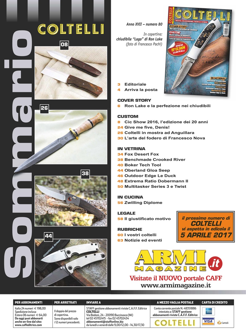 COLTELLI Preview Pages