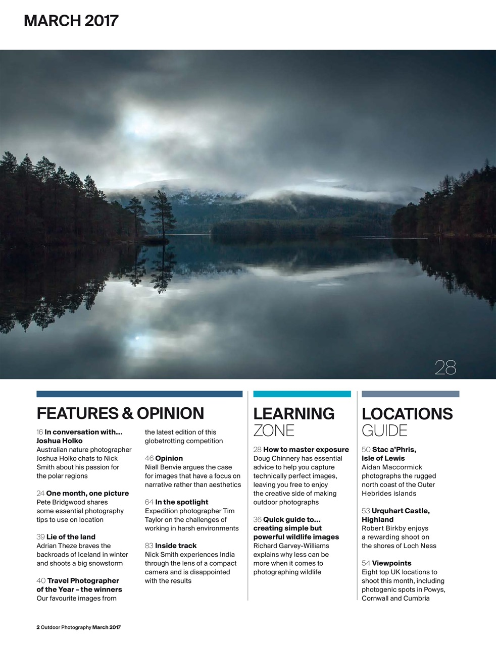 Outdoor Photography Preview Pages