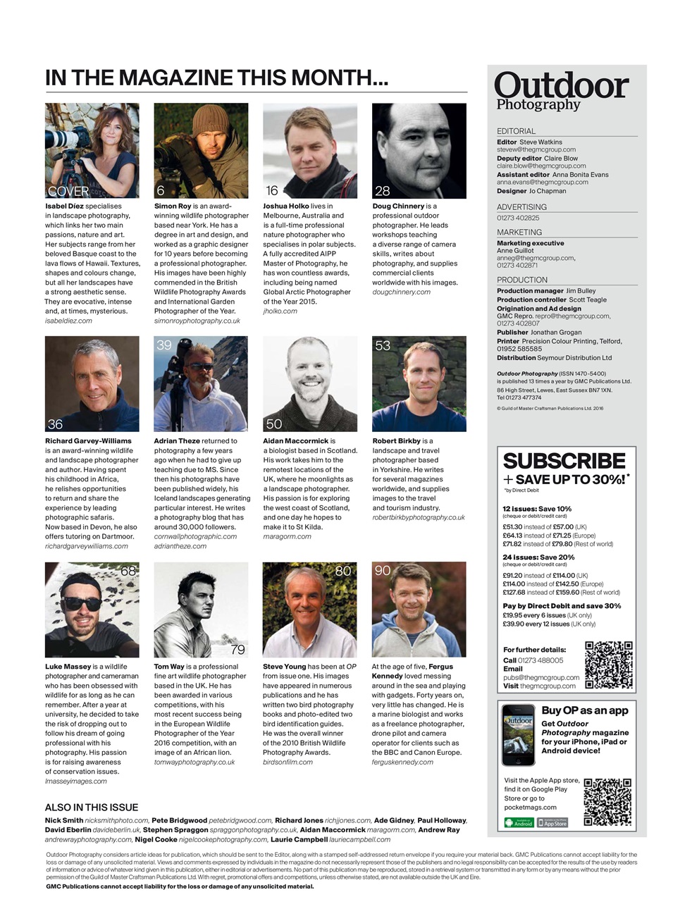 Outdoor Photography Preview Pages