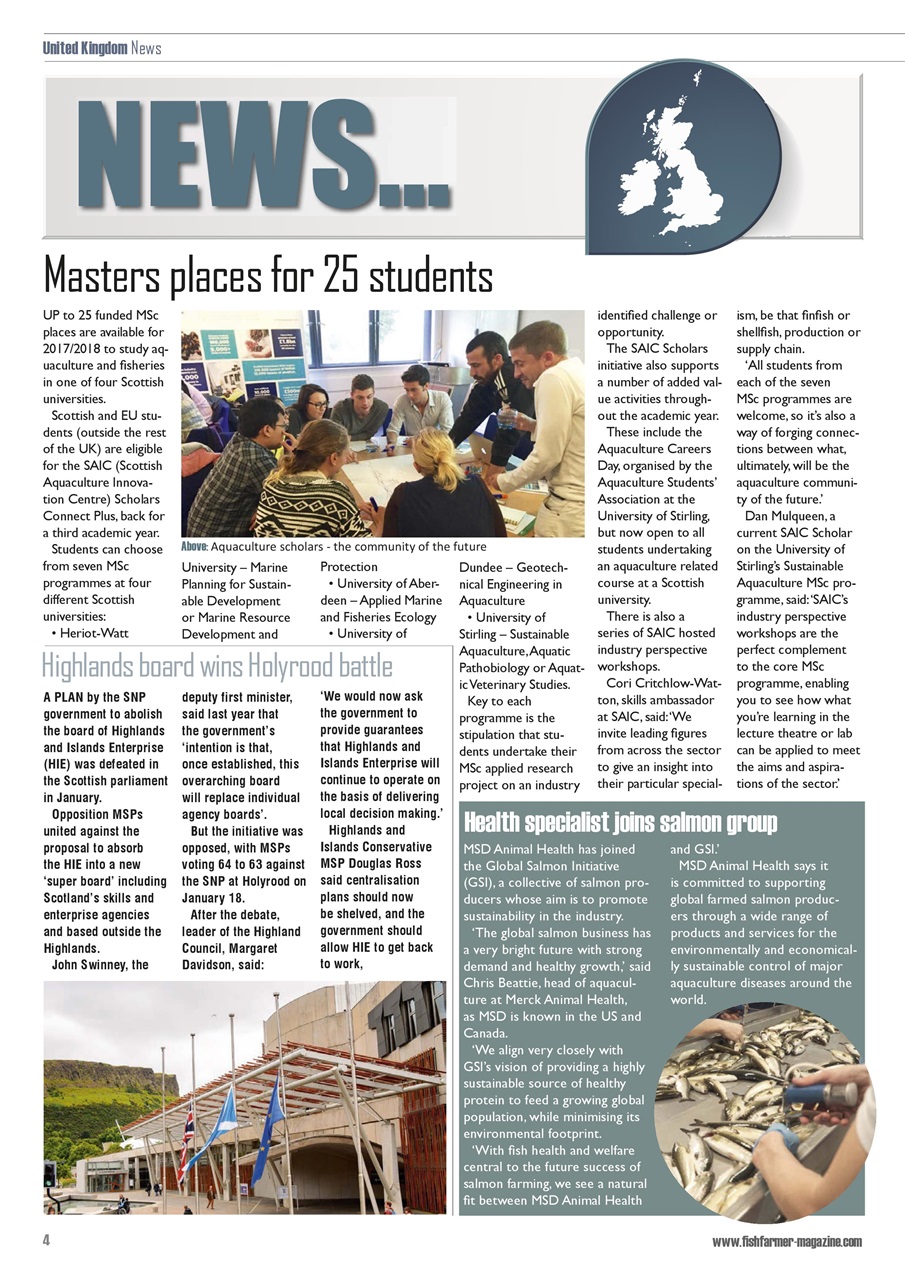 Fish Farmer Magazine Preview Pages