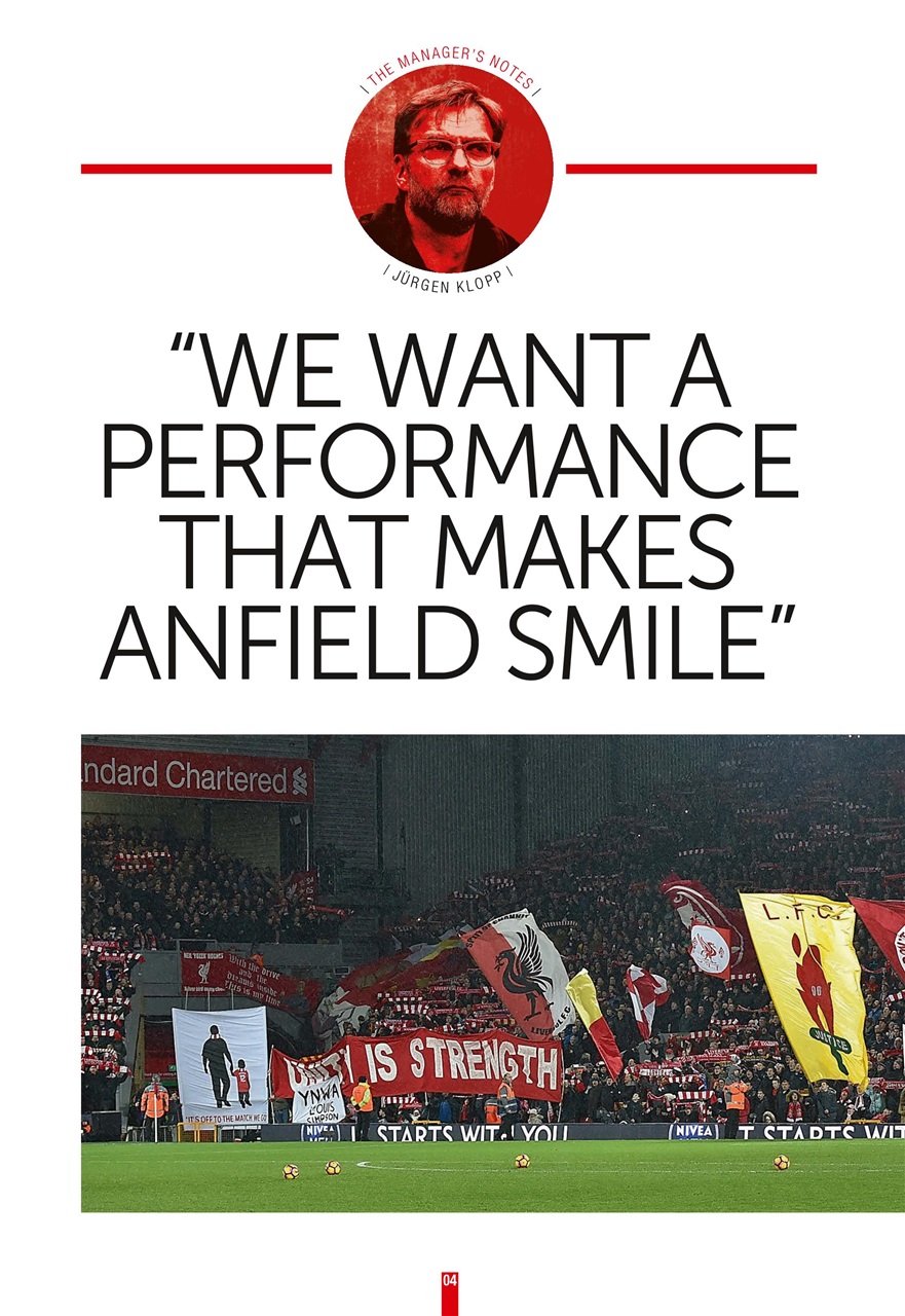 Liverpool FC Programmes Preview Pages