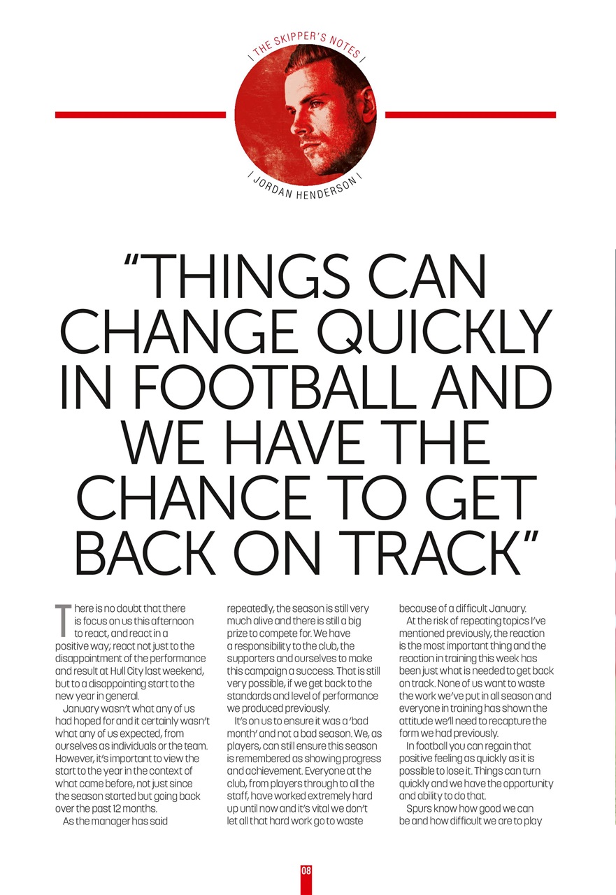 Liverpool FC Programmes Preview Pages