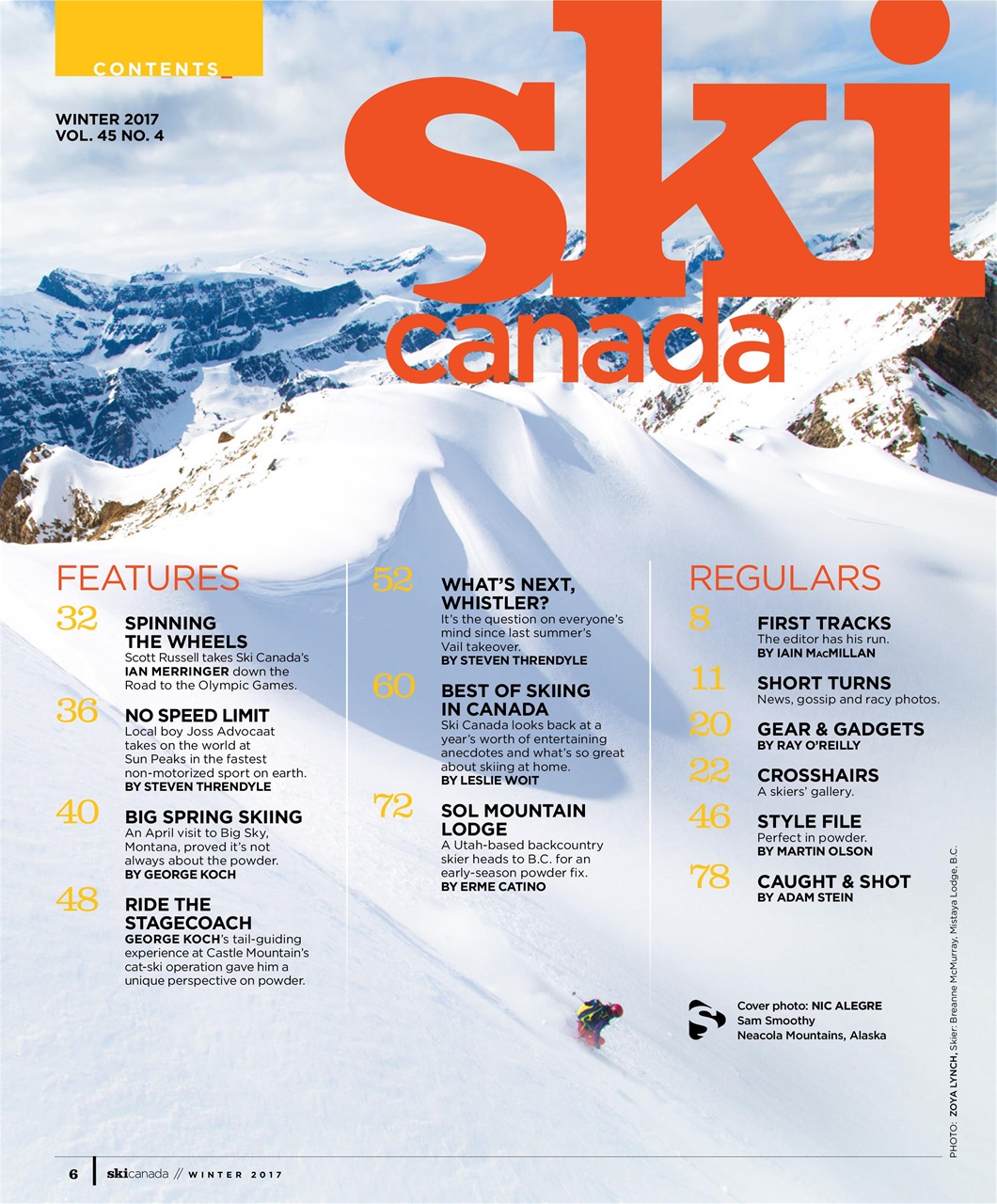 Ski Canada Preview Pages