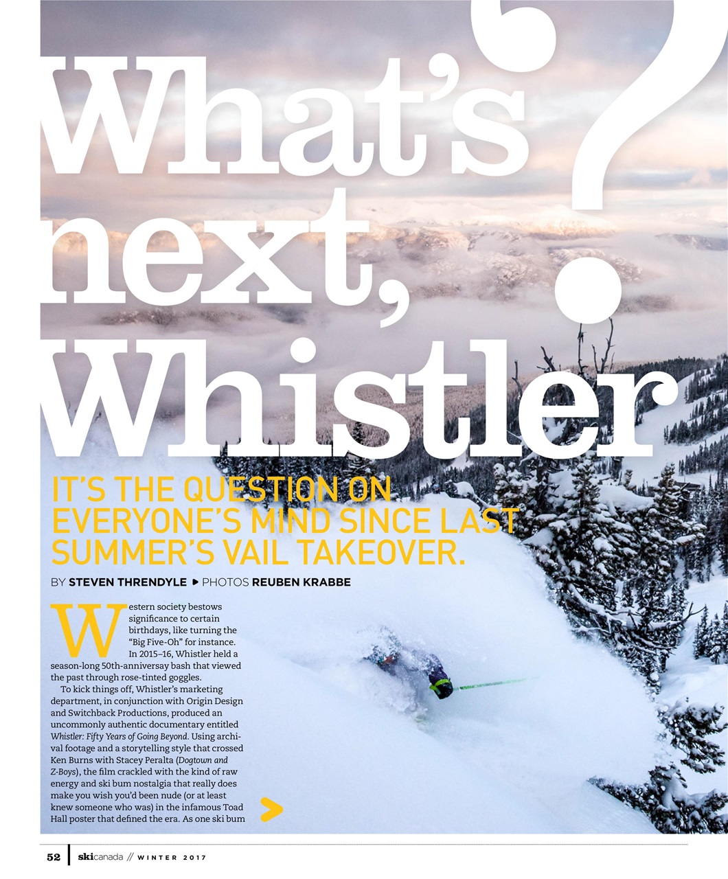 Ski Canada Preview Pages