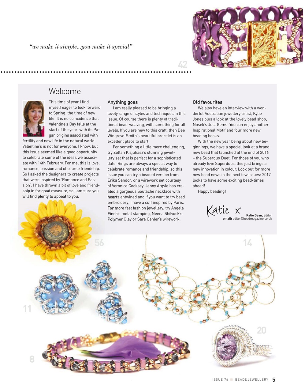 Bead & Jewellery Magazine Preview Pages