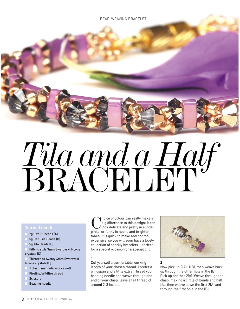 Bead & Jewellery Magazine Preview Pages
