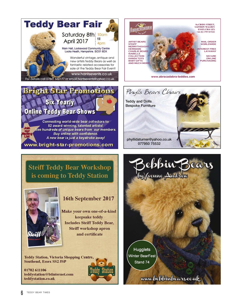 Teddy Bear Times Preview Pages