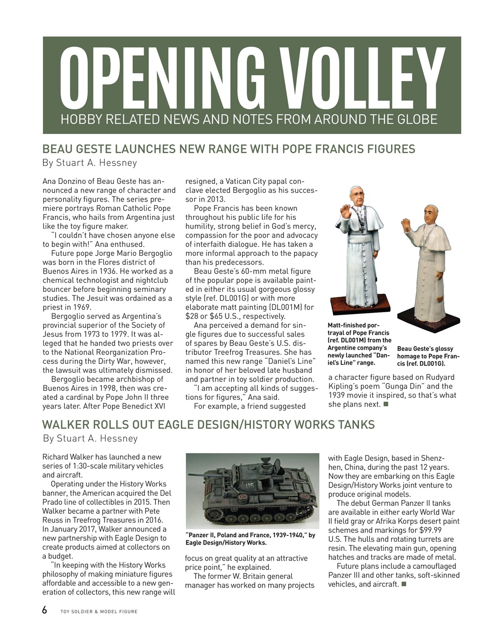 Toy Soldier & Model Figure Preview Pages
