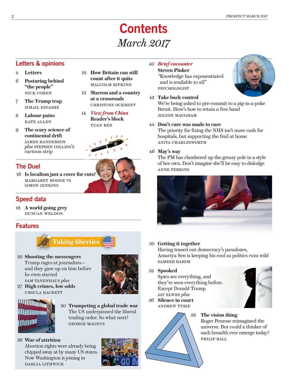 Prospect Magazine Preview Pages