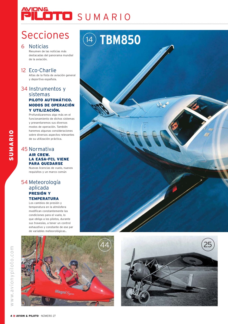 Revista Avion & Piloto Preview Pages