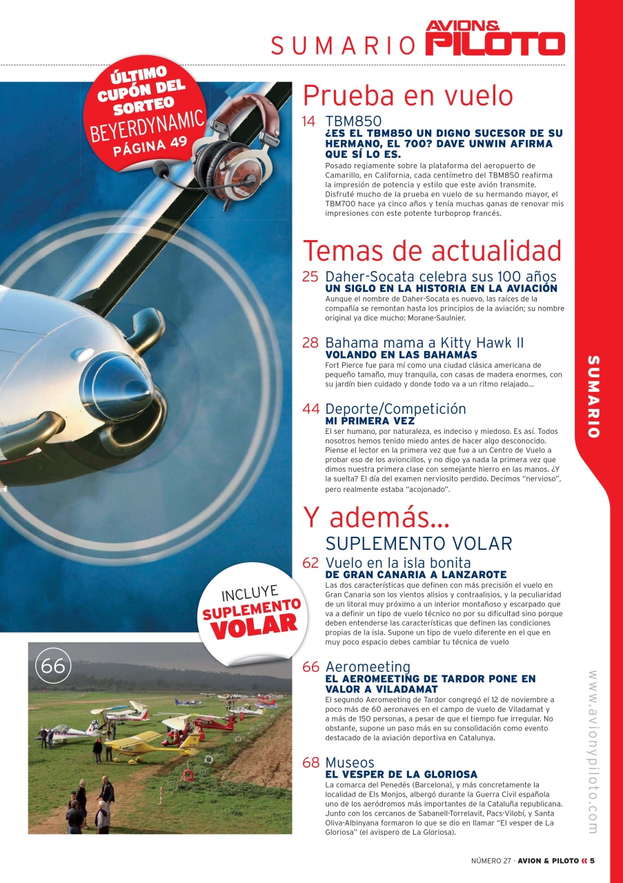 Revista Avion & Piloto Preview Pages