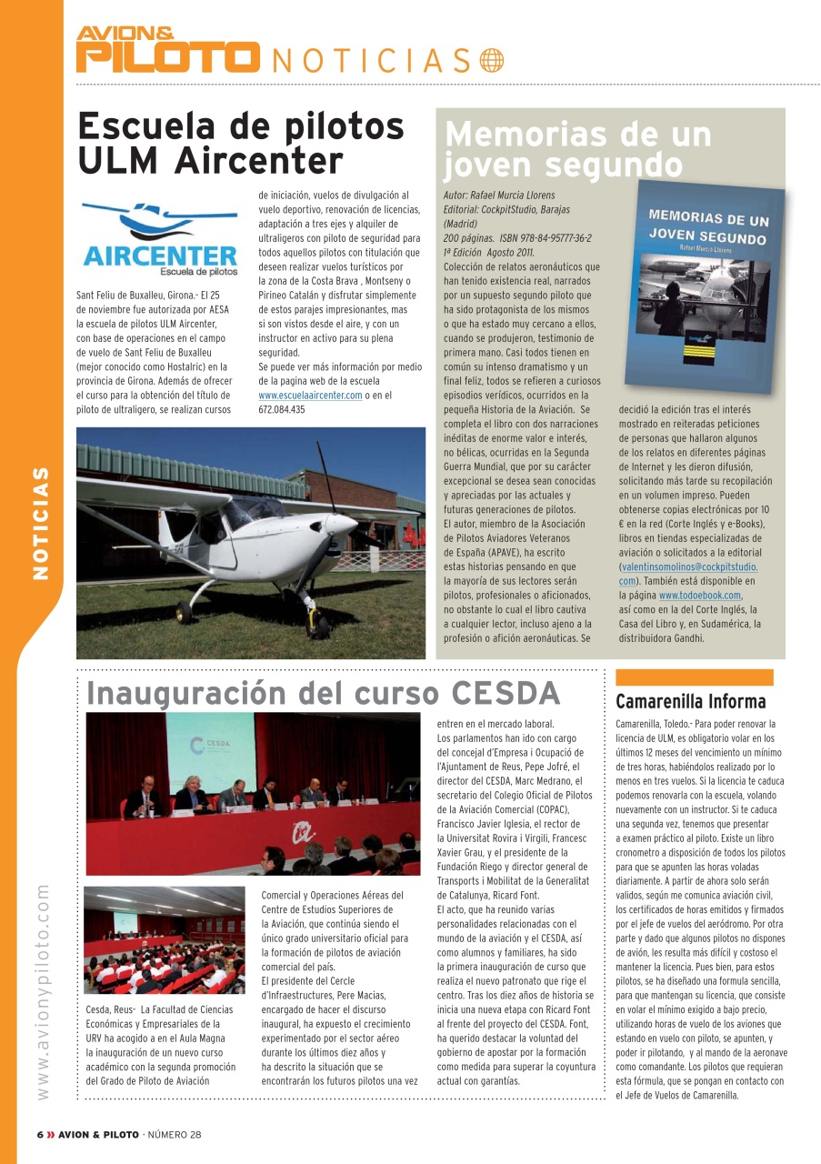 Revista Avion & Piloto Preview Pages