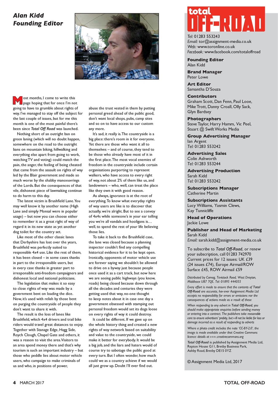 Overlander 4X4 Preview Pages