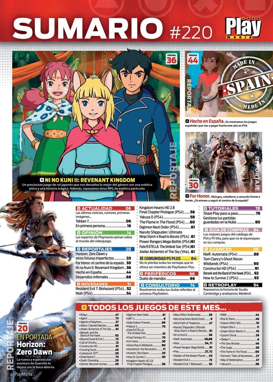 Playmania Preview Pages