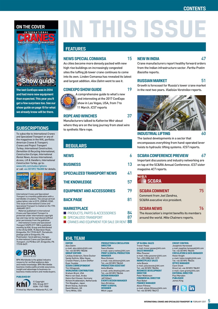 Int. Cranes and Specialized Transp Preview Pages