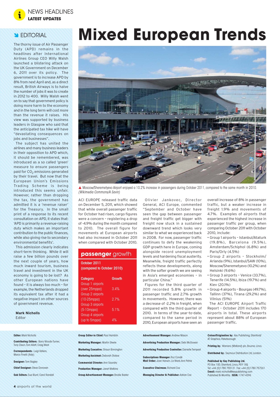 Airports of the World Preview Pages