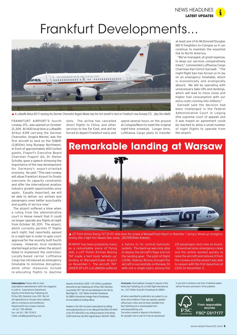 Airports of the World Preview Pages