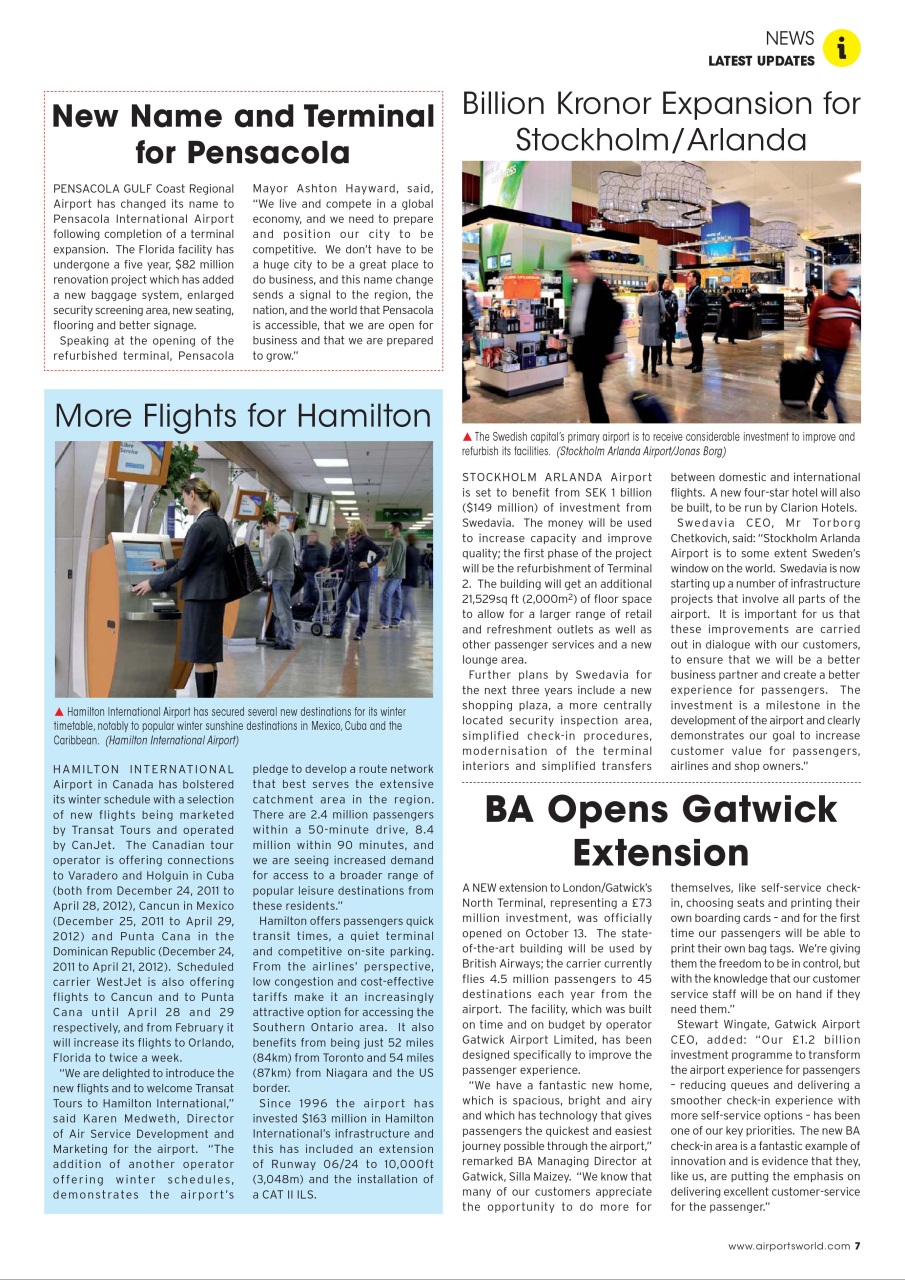 Airports of the World Preview Pages