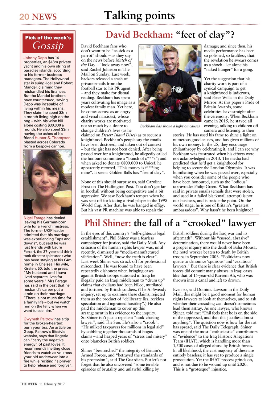 The Week Preview Pages