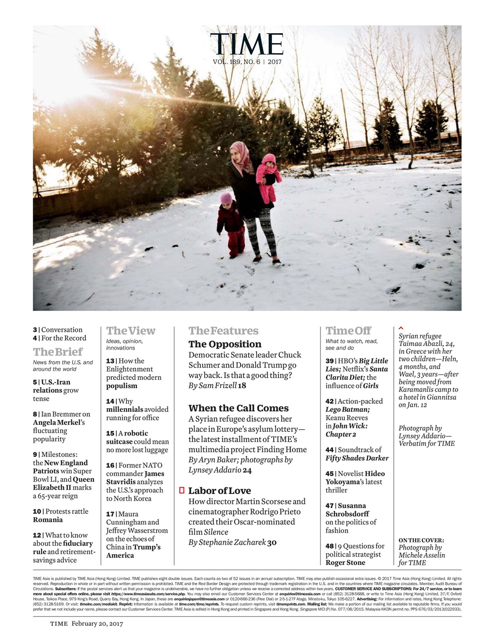 TIME Magazine Europe Preview Pages