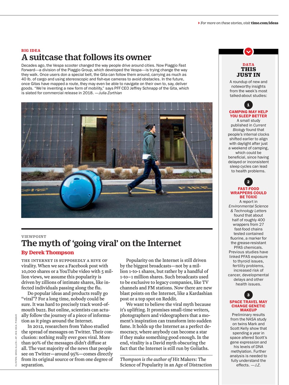 TIME Magazine Europe Preview Pages