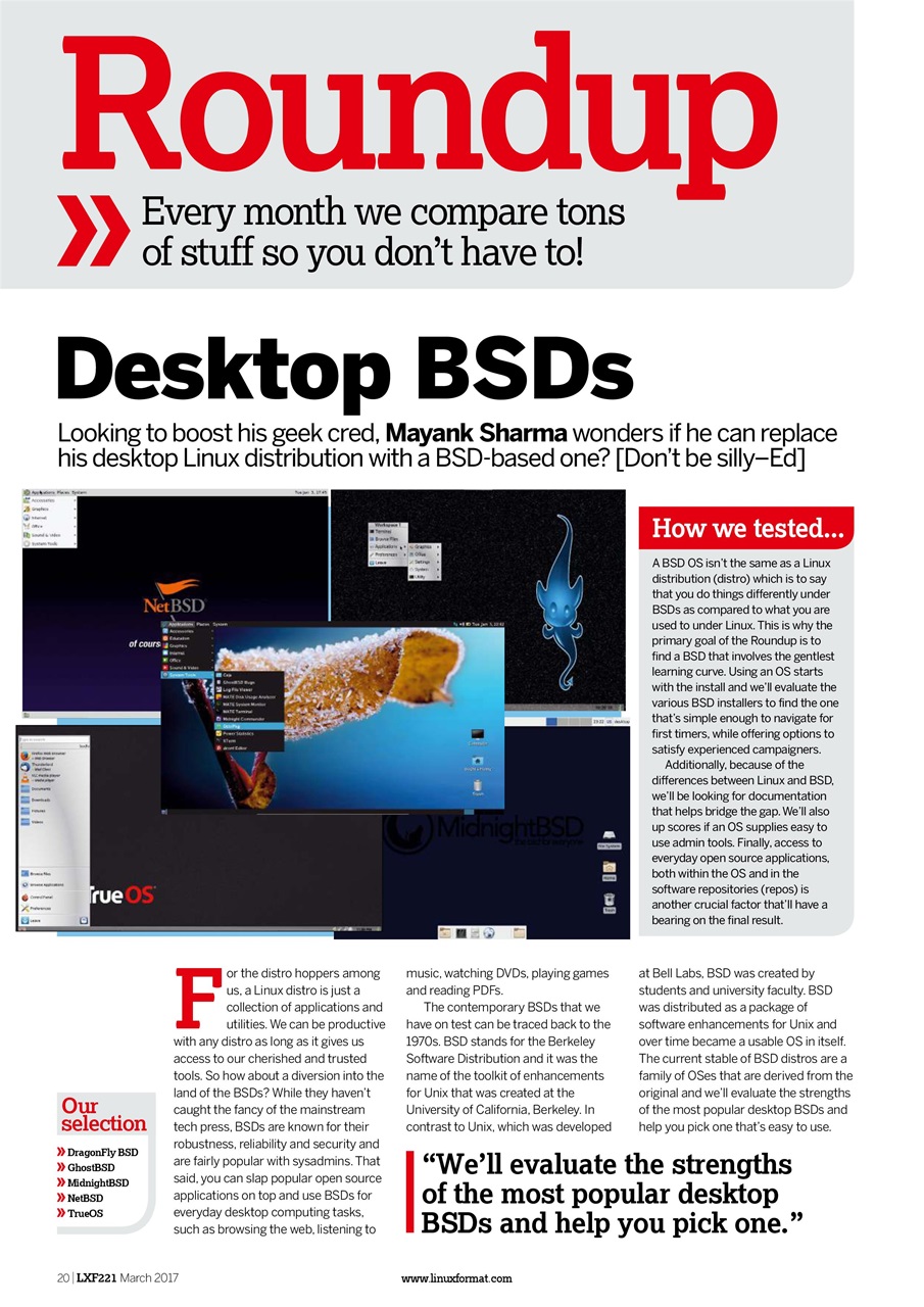 Linux Format Preview Pages