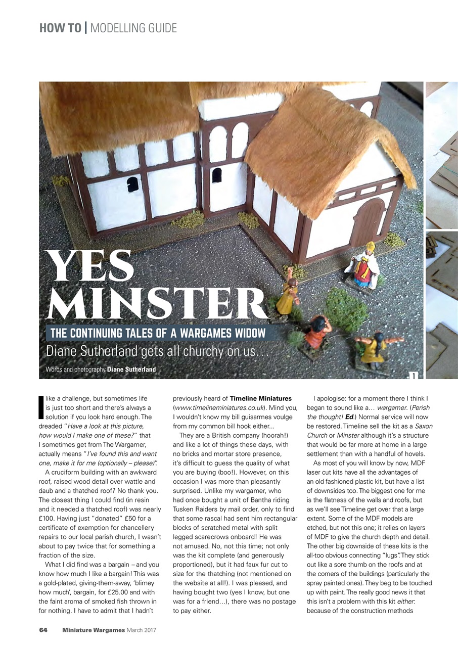 Miniature Wargames Preview Pages