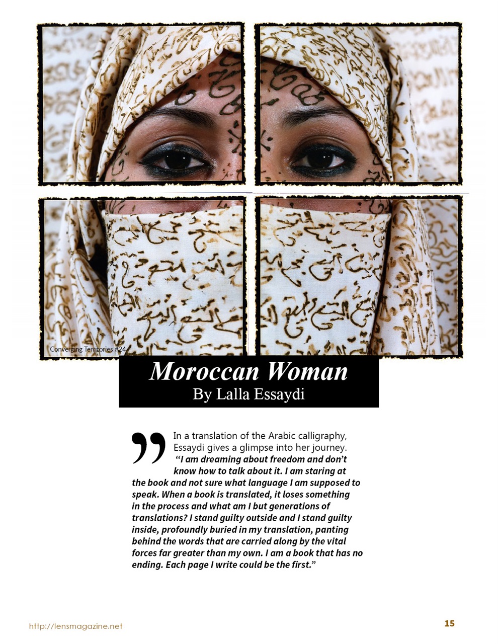 Lens Magazine Preview Pages