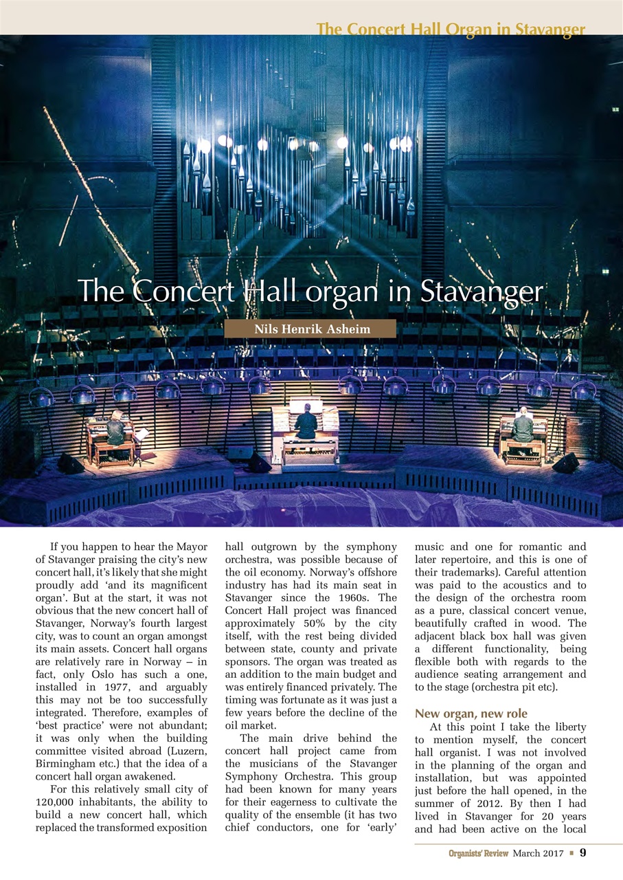 Organists' Review Preview Pages