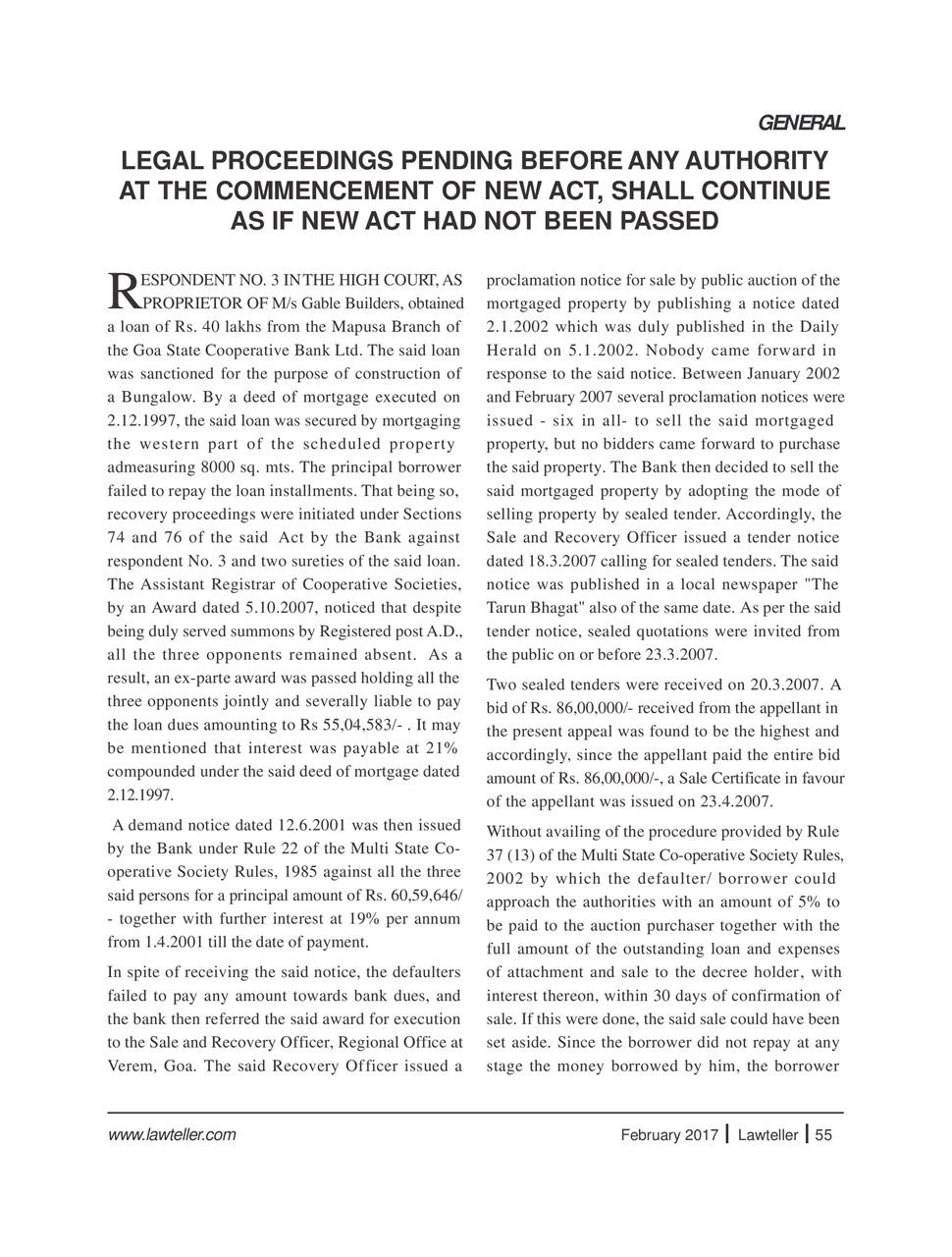 Lawteller – A Legal Awareness Magazine Preview Pages